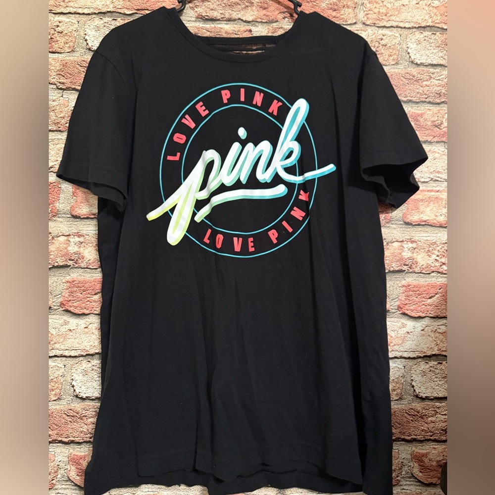 PINK Victoria's Secret Black Tee